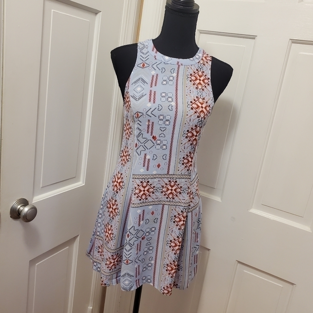 MINKPINK Ranch Fiesta Dress Size XS, Mini, Sleeveless
